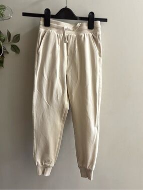 BRAND NEW WITH TAGS MILES THE LABEL YOUTH SIZE 6 BIRCH ( OFF WHITE) TRACK PANTS